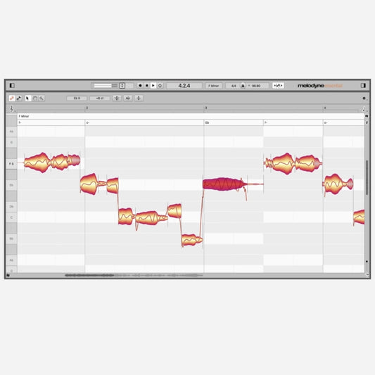 Melodyne 5 Essential Software Interface