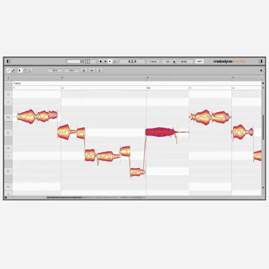 Melodyne 5 Essential Software Interface