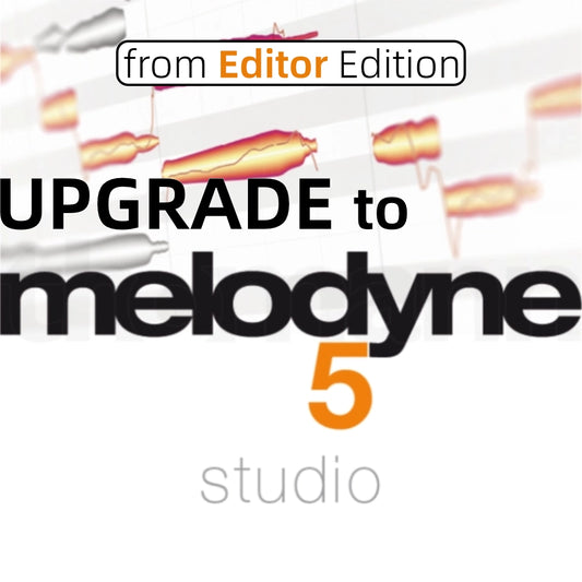 Melodyne 5 Studio Vocal Correction Toolkits Upgrade from Editor Edition