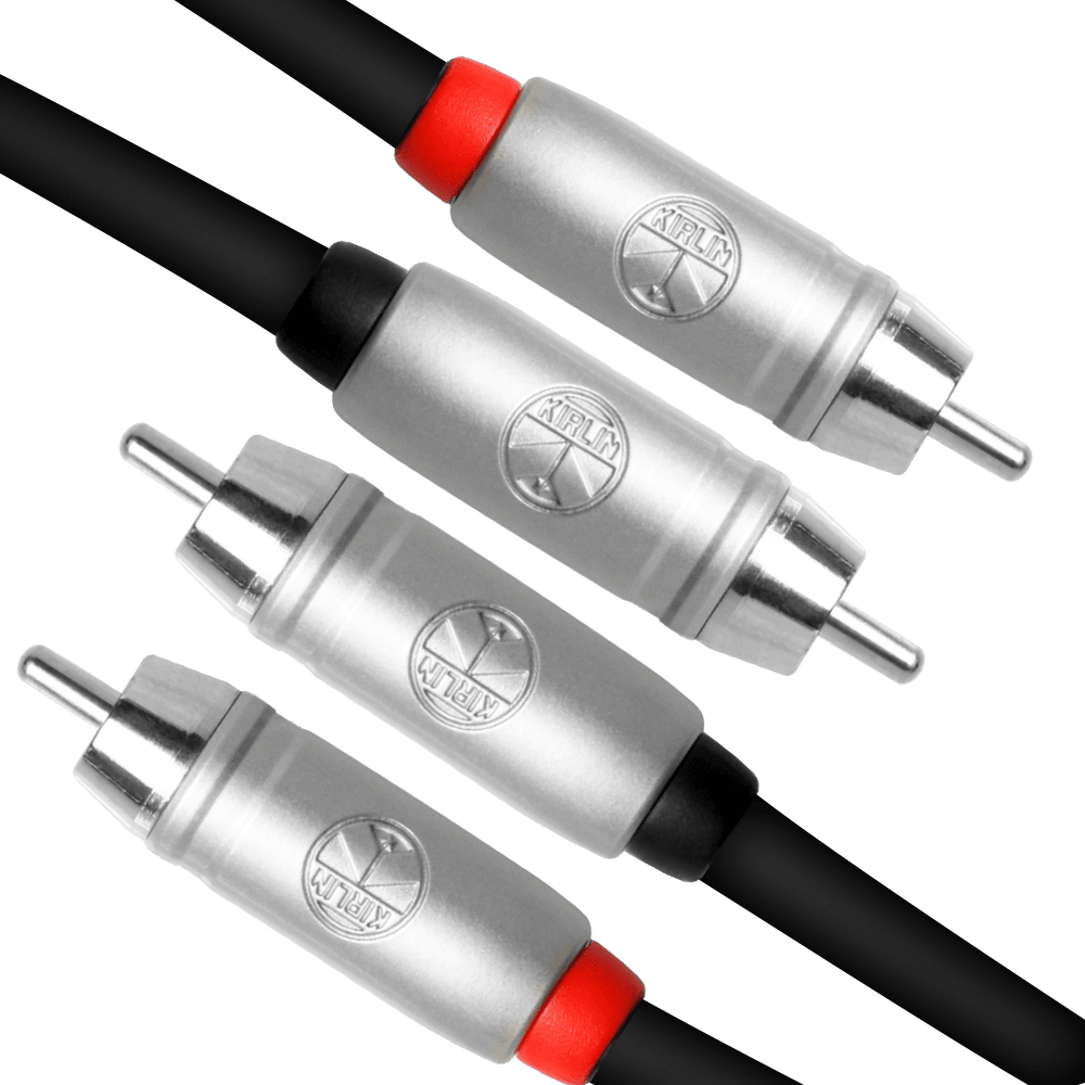 Exound Twin RCA Phono to Twin RCA Phono Interconnect Audio Cable Connectors