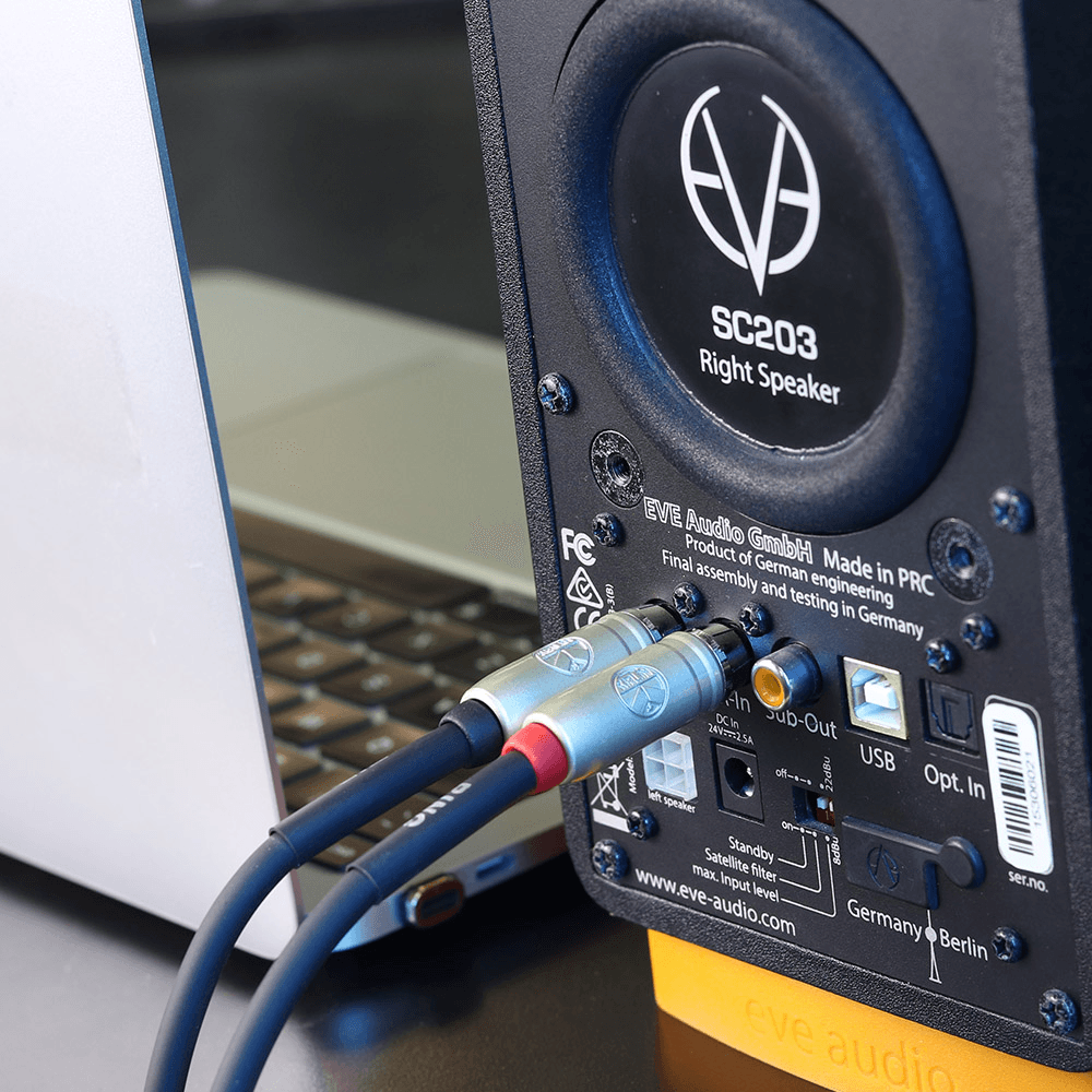 Exound Nickel-Plated RCA Phono Connector