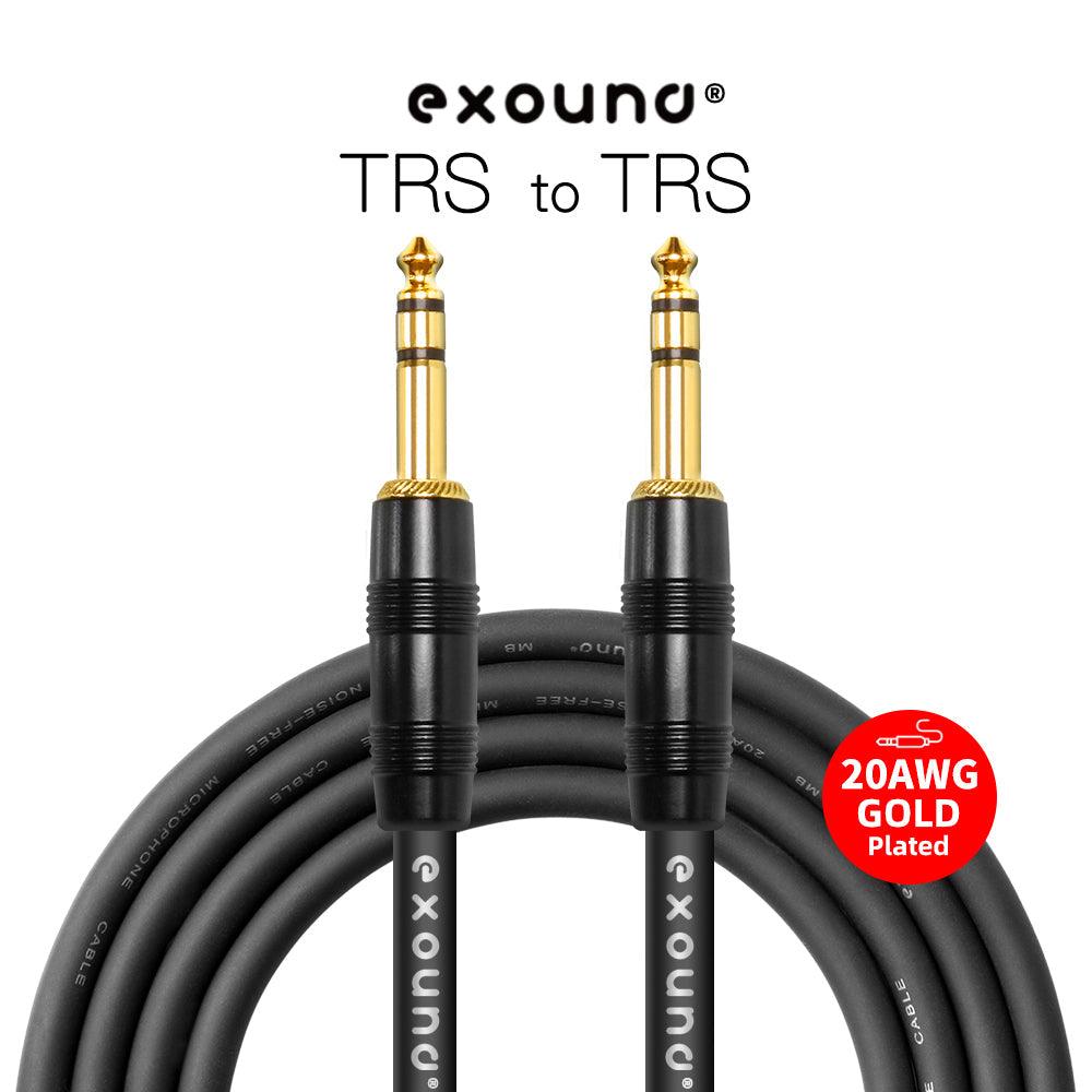 Exound Twin 6.35mm (1/4″) TRS Jack Balanced Audio Cable