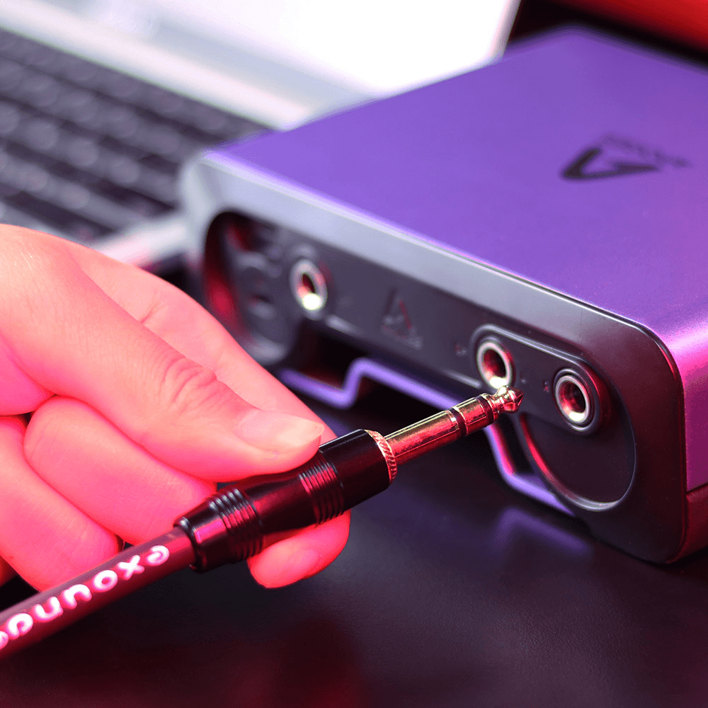 Exound Gold-Plated 6.35mm (1/4″) TRS Jack Connector