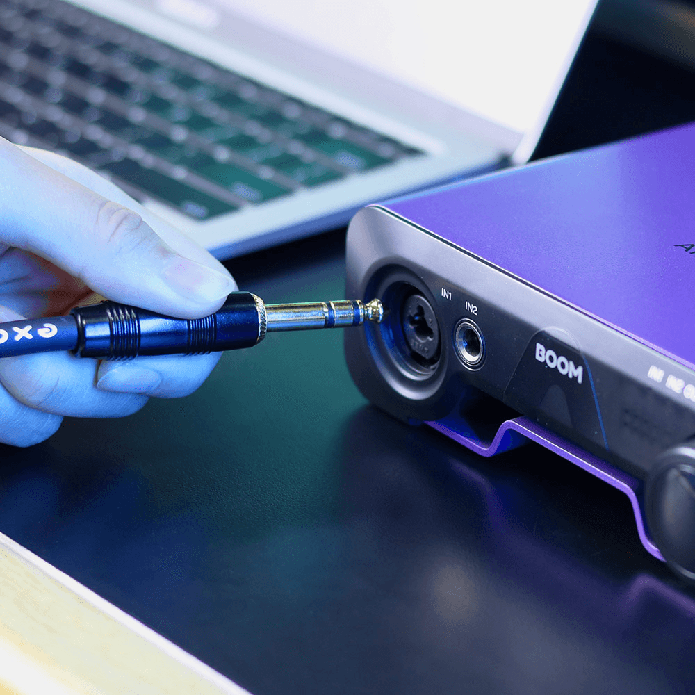 Exound Gold-Plated 6.35mm (1/4″) TRS Jack Connector