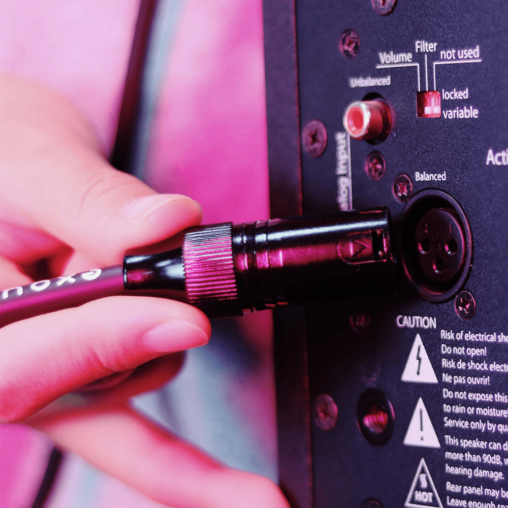 Exound Gold-Plated 3-Pin Male XLR Connector