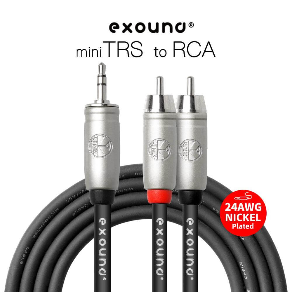 Exound 3.5mm (1/8″) Mini Jack to Stereo RCA Phono Audio Cable