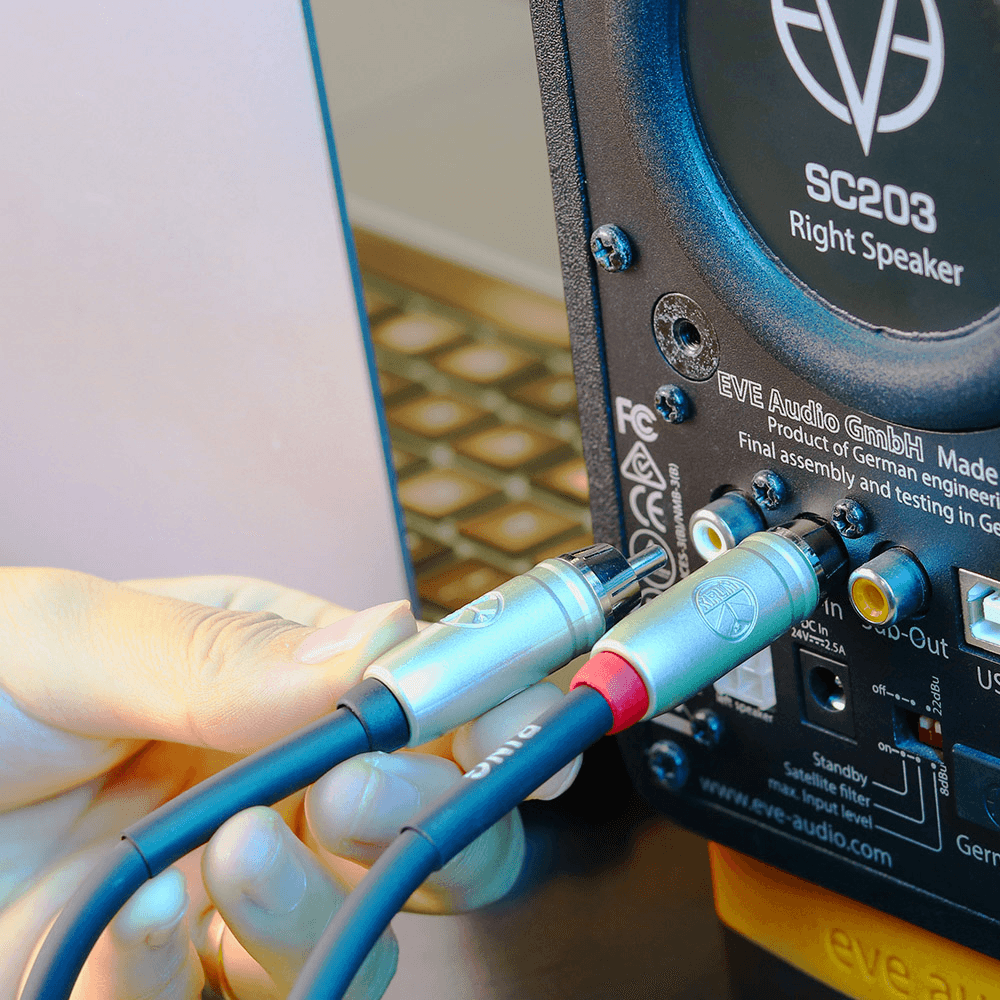 Exound Nickel-Plated RCA Phono Connector