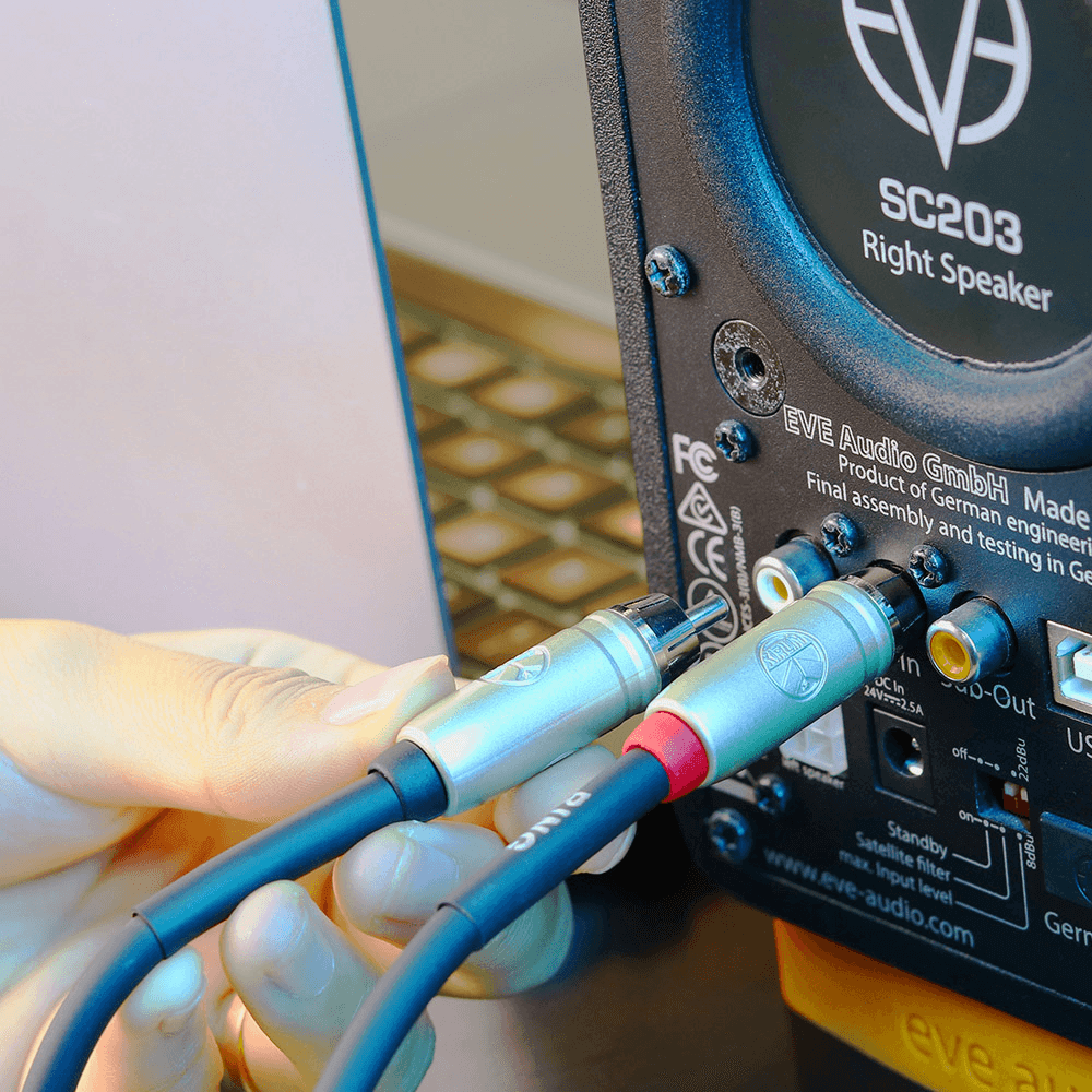 Exound Nickel-Plated RCA Phono Connector