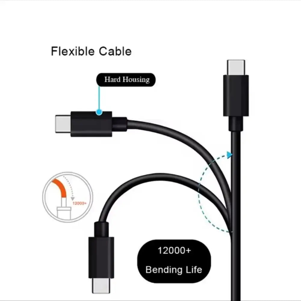 Pack de charge USB Type-C | 2M + Prise UK