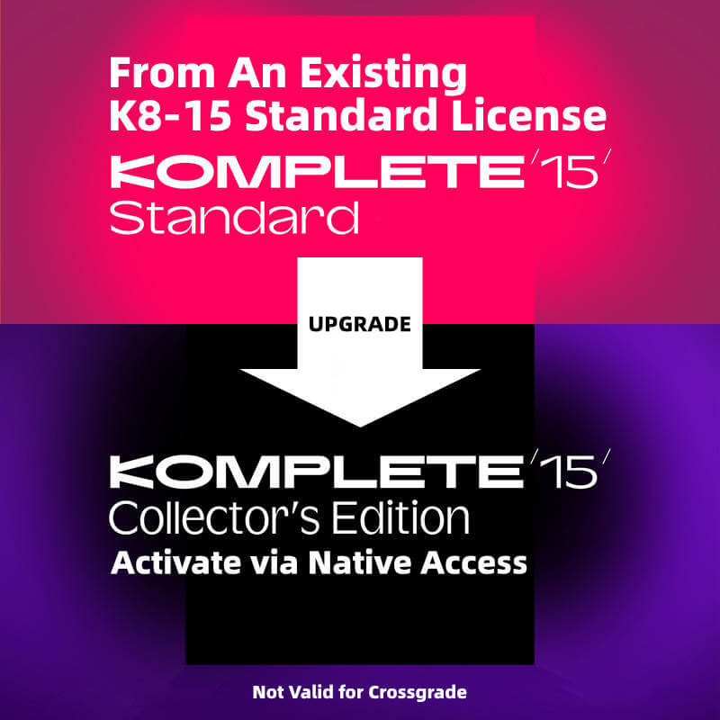 Native Instruments Komplete 15 Collector's Edition Upgrade from Standard Edition