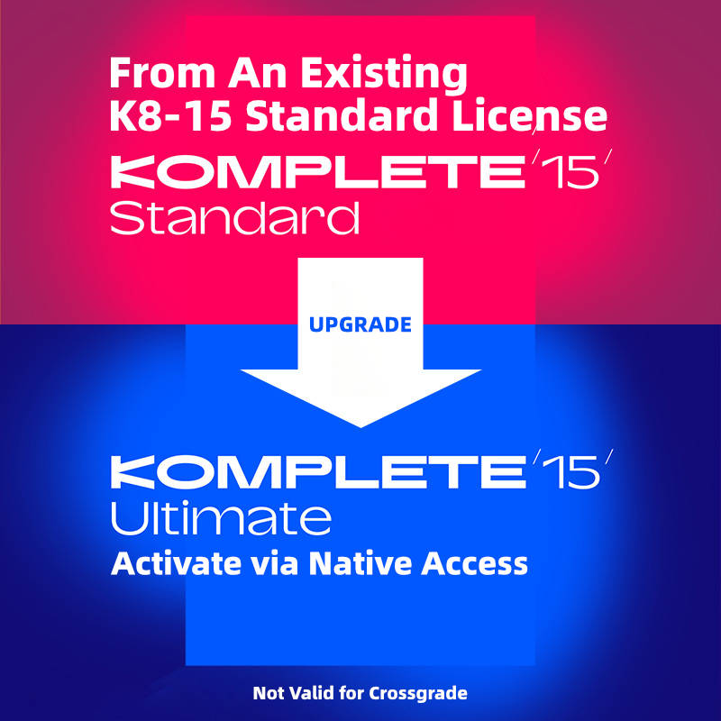 Native Instruments Komplete 15 Ultimate Upgrade from Standard Edition