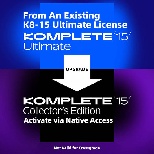 Native Instruments Komplete 15 Collector's Edition Upgrade from Ultimate Edition