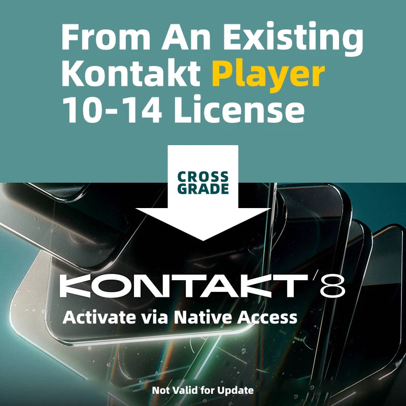 Native Instruments Kontakt 8 Crossgrade from Kontakt Player 10-14