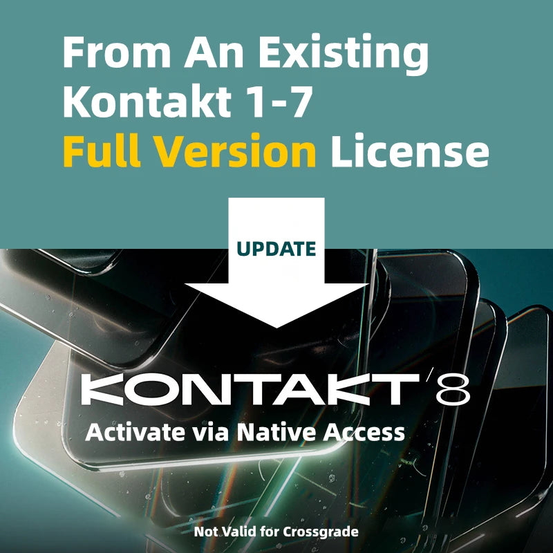 Native Instruments Kontakt 8 Update from Kontakt 1-7