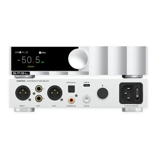 SMSL D200 MQA Balanced HiFi DAC | ROHM BD34352EKV with Bluetooth LDAC