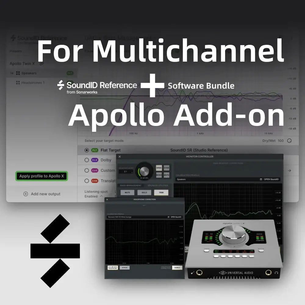 Sonarworks SoundID Reference For Multichannel and Apollo Monitor Correction Add-on Bundle | Exound Pro Audio