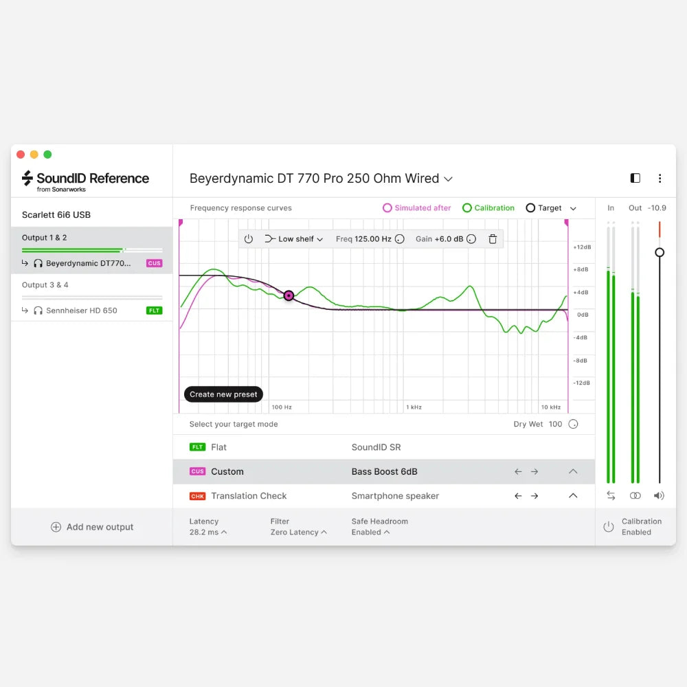 Sonarworks SoundID Reference For Headphones Custom EQ | Exound Pro Audio