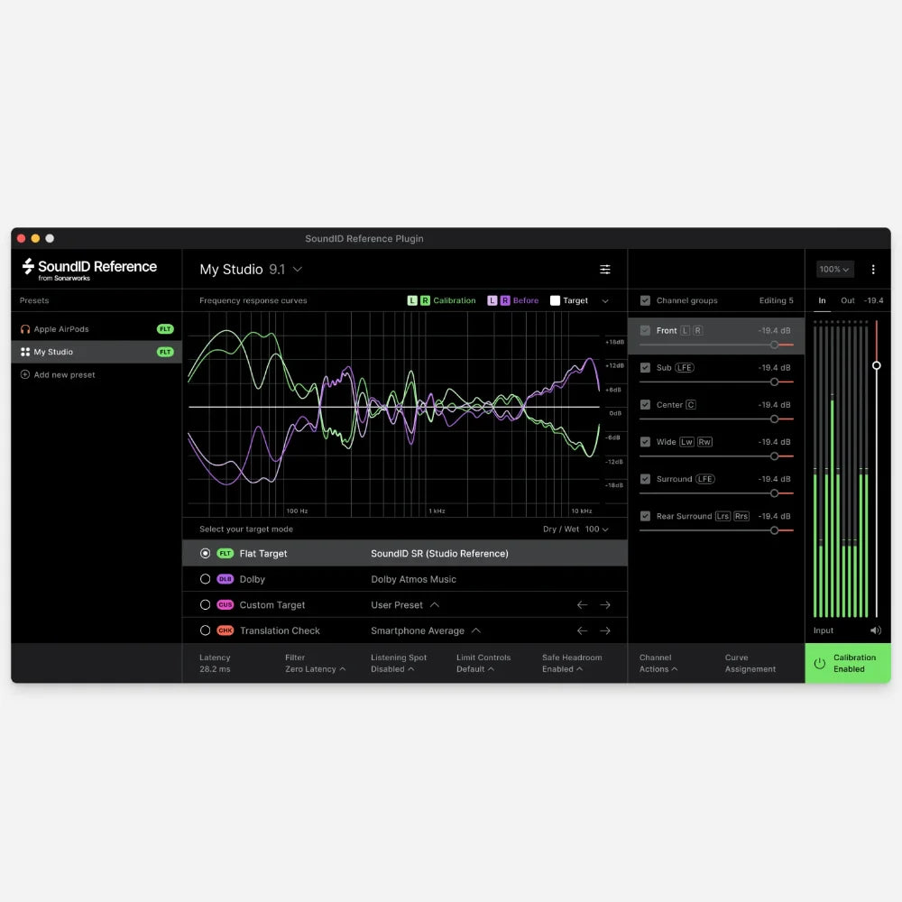 Sonarworks SoundID Reference For Multichannel Dark Theme | Exound Pro Audio