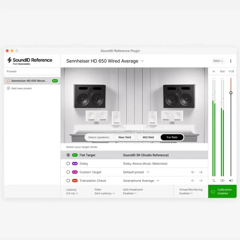 Sonarworks SoundID Reference Virtual Monitoring Add-on Far Field Simulation | Exound Pro Audio