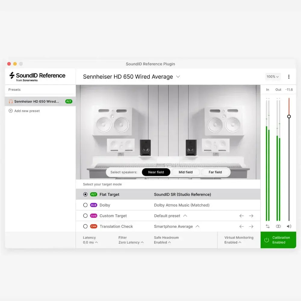 Sonarworks SoundID Reference Virtual Monitoring Add-on Near Field Simulation | Exound Pro Audio