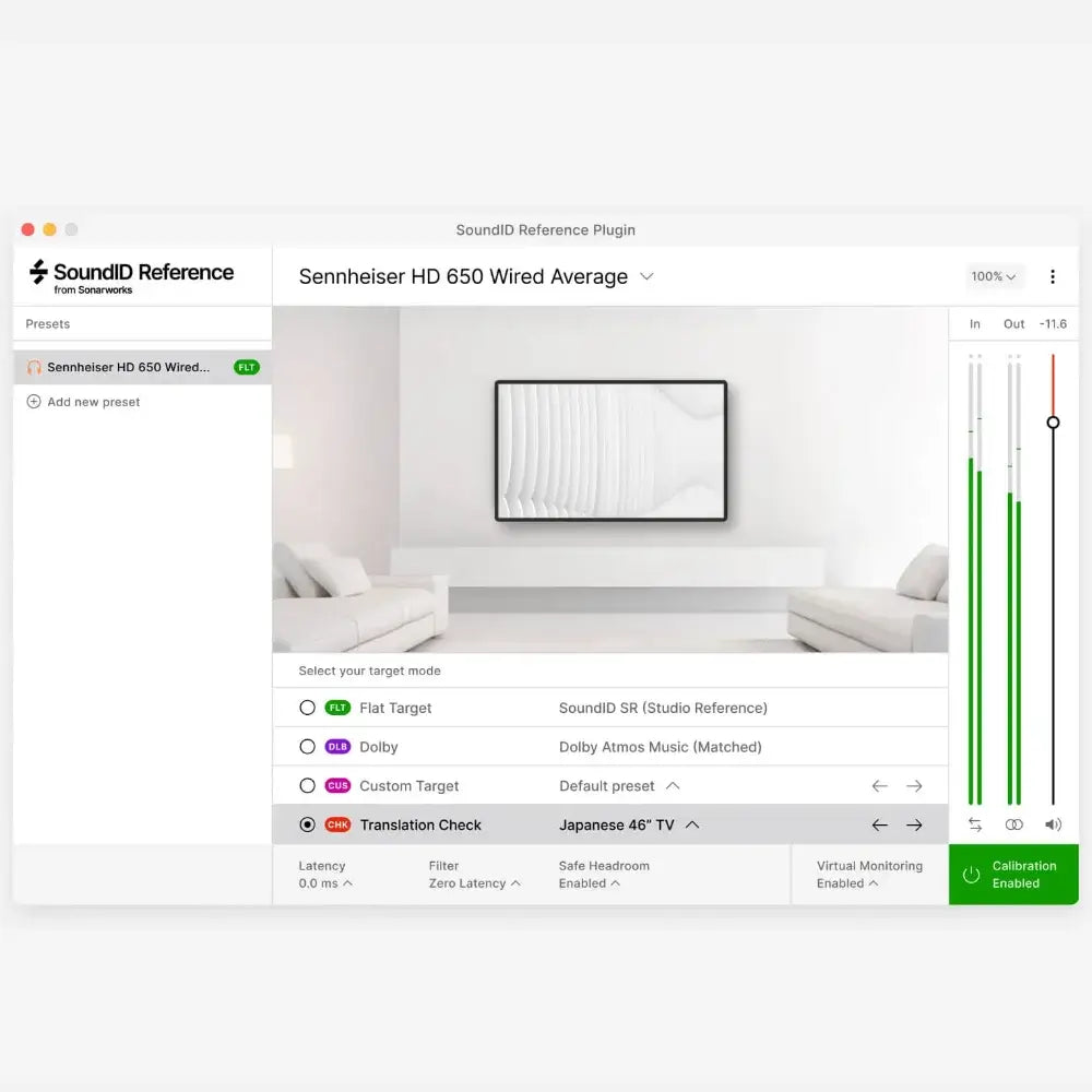 Sonarworks SoundID Reference Virtual Monitoring Add-on TV Translation Check | Exound Pro Audio