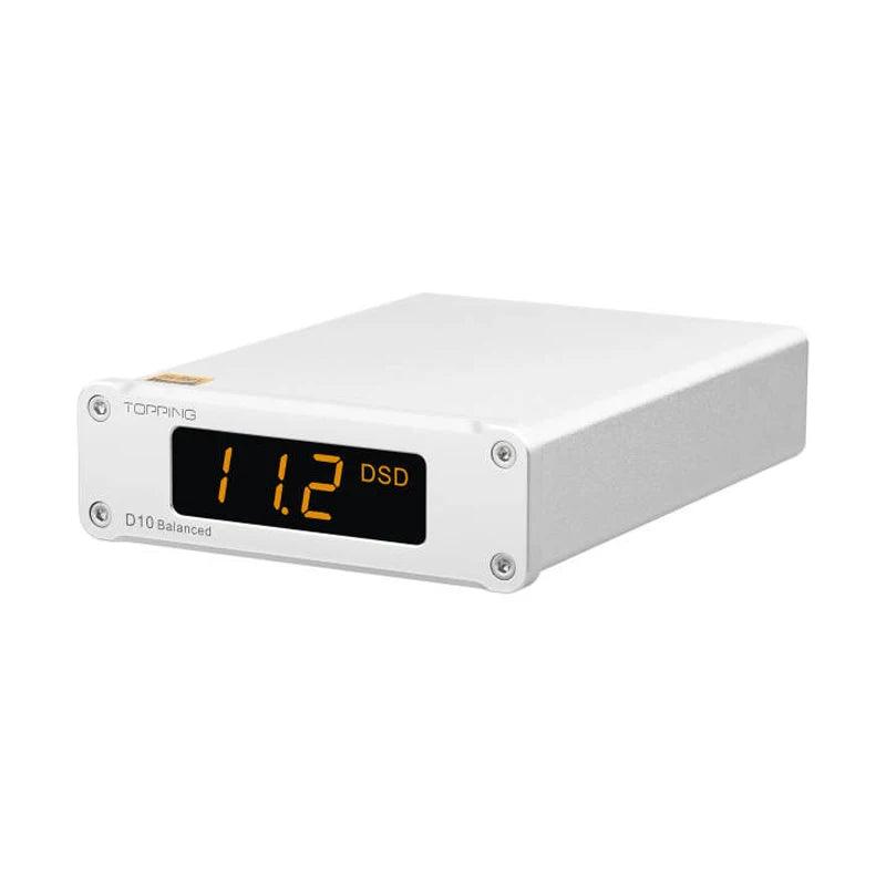 TOPPING D10 Balanced Hi-Res Audio Decoder Silver