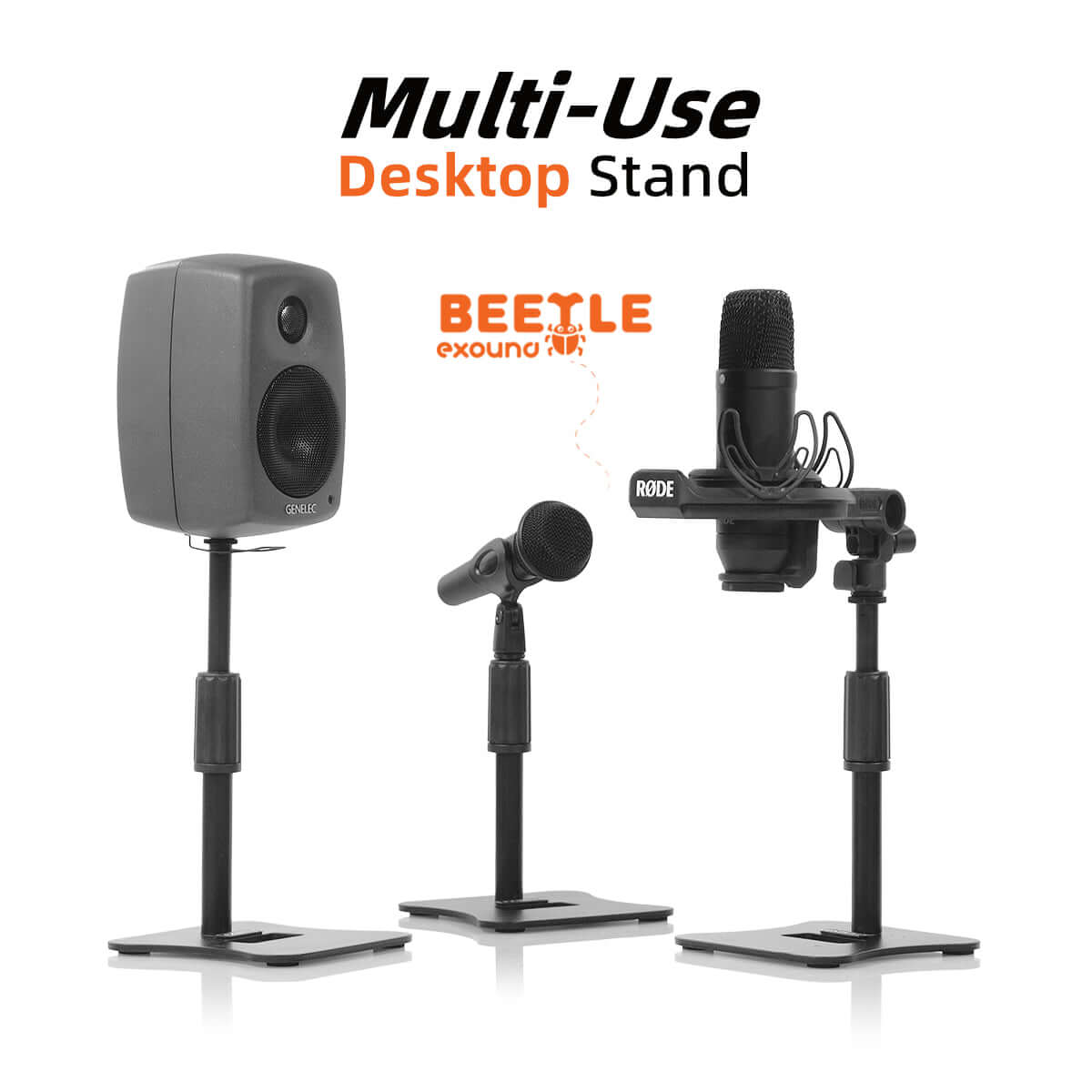 Exound Beetle Desktop Mic & Speaker Stand