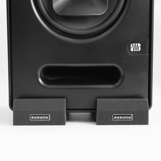 Exound SawPad Speaker Isolation Pads Using with PreSonus S8 Monitor Speaker