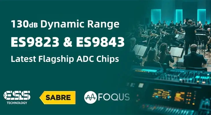 ESS Unveils Record-Breaking 136dB ADC Chips ES9823/ES9843