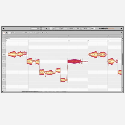 Melodyne 5 Essential Software Interface
