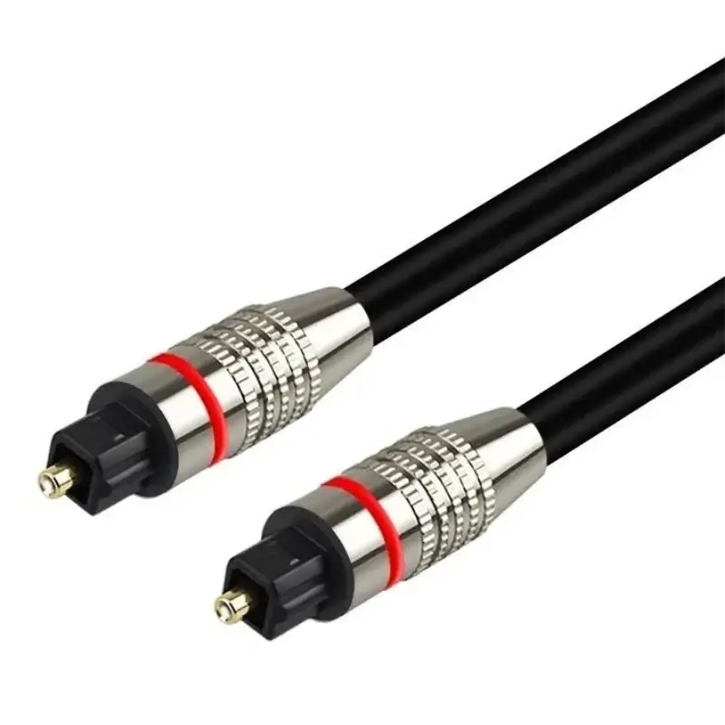 Toslink optical cable 3M with premium connectors for high-quality digital audio transmission.