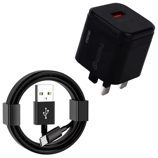 USB Type-C Charging Bundle | 2M+UK Plug