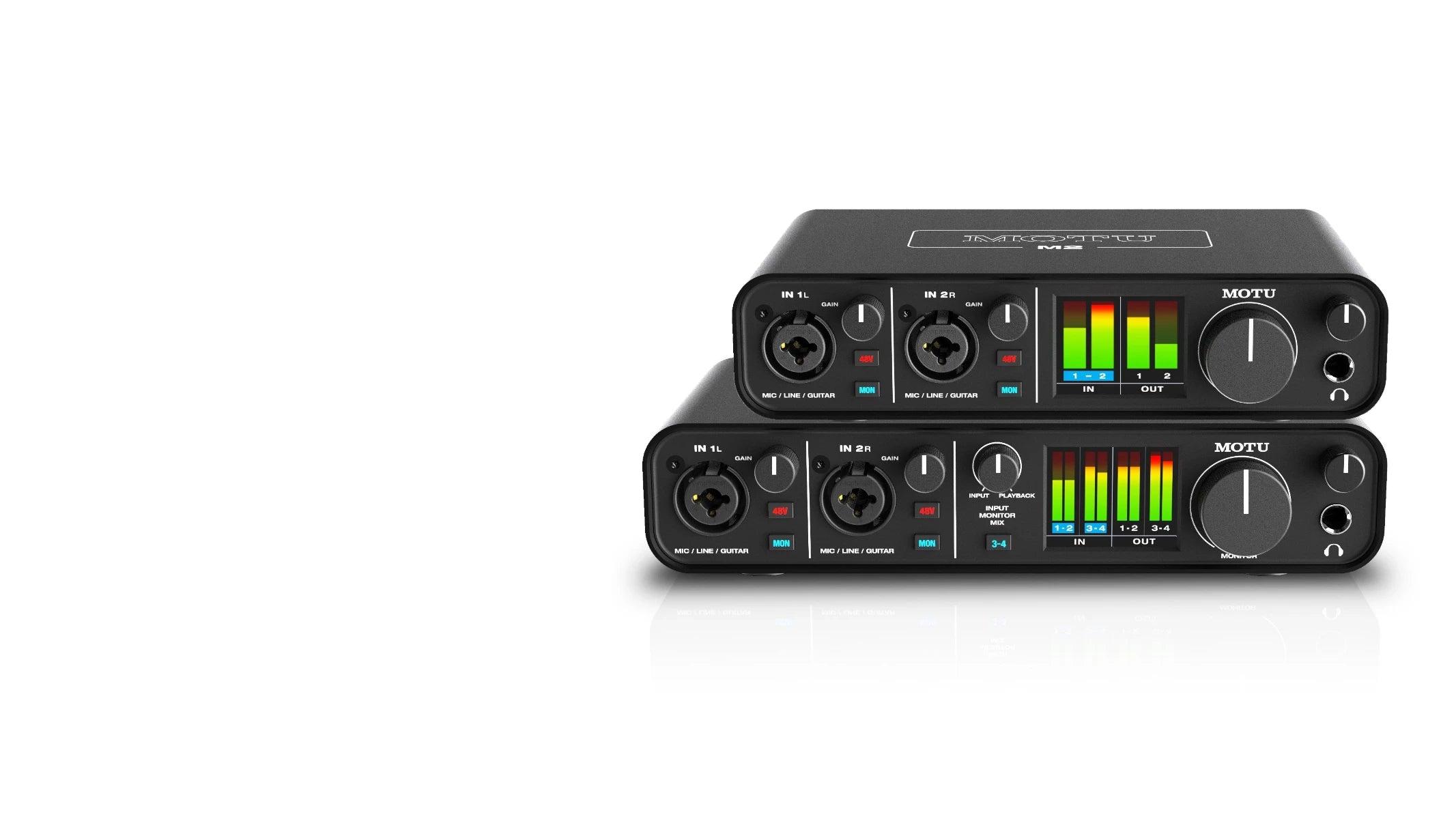 MOTU M2 & M4 Professional Audio Interfaces