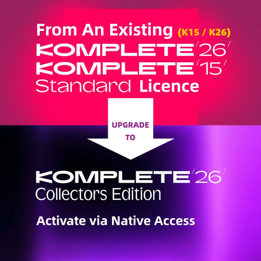 Native Instruments Komplete 26 Collector's Edition（ダウンロード）