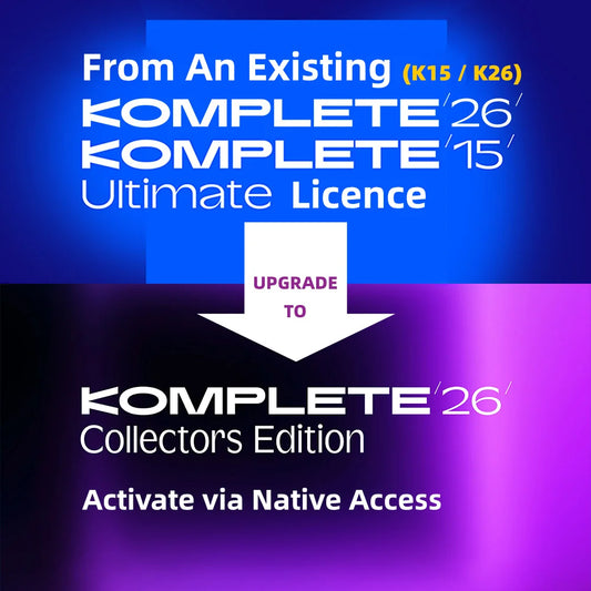 Native Instruments Komplete 26 Collector's Edition（ダウンロード）