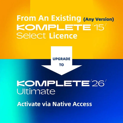 Native Instruments Komplete 26 Ultimate | Upgrade from Select (Download)