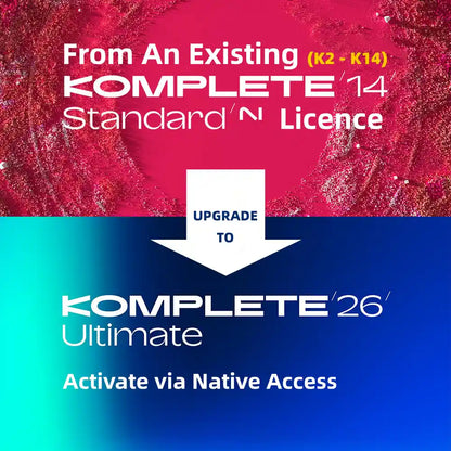 Native Instruments Komplete 26 Ultimate | Update von Komplete 15 (Download)