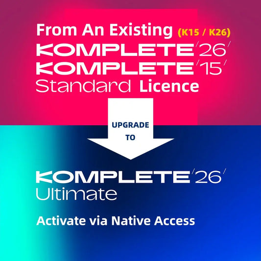 Native Instruments Komplete 26 Ultimate｜Komplete 15 からのアップデート（ダウンロード版）