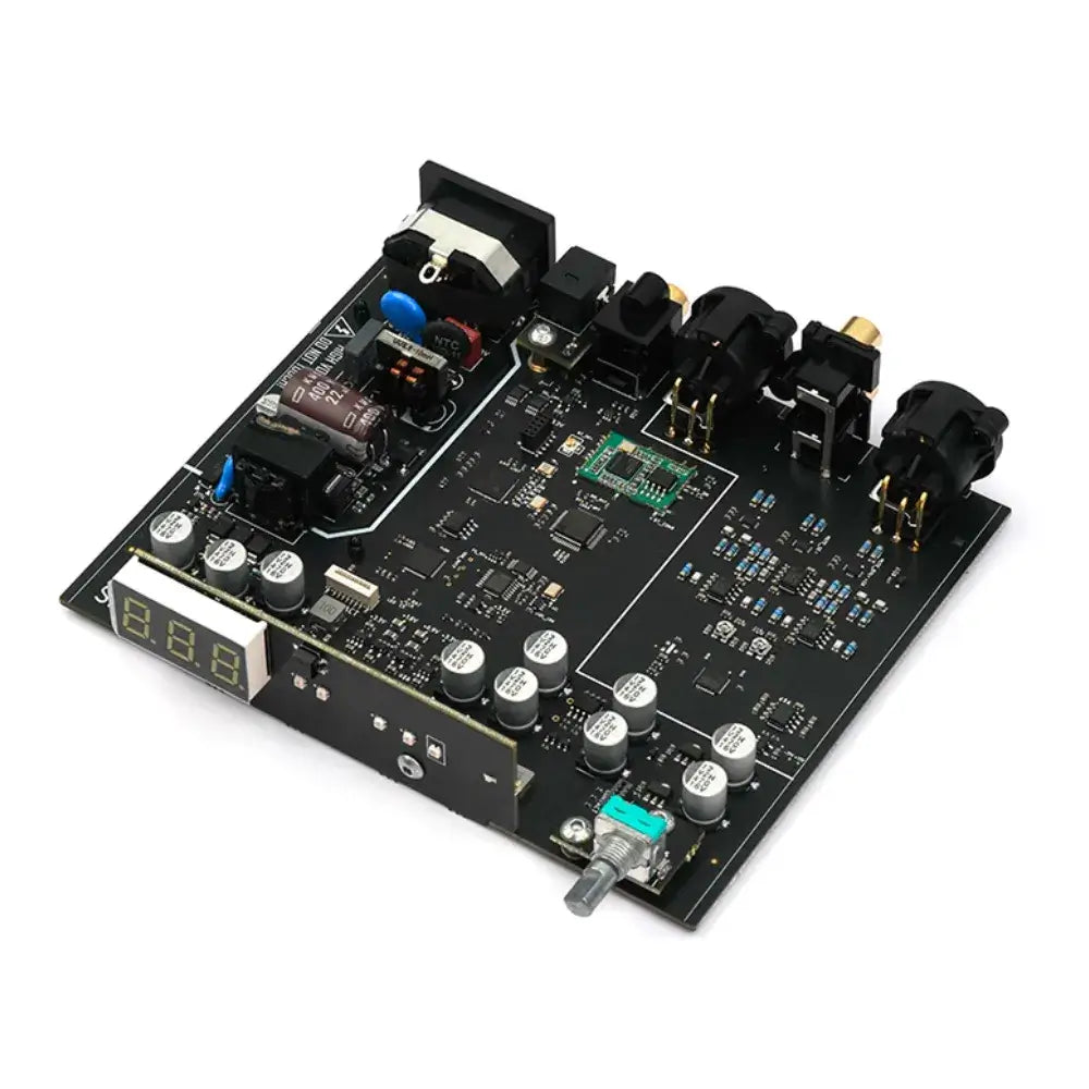 SMSL D-6s internal circuit board showcasing ES9039Q2M chip and audio connections for optimal sound quality.