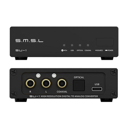 SMSL SU-1 MQA Audio Decoder Front & Back Panels