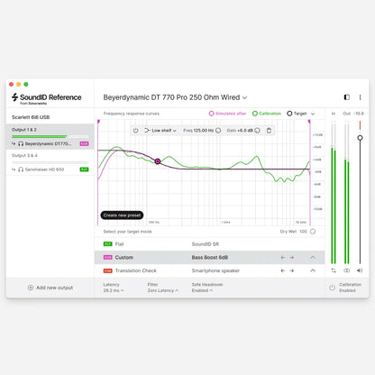 Sonarworks SoundID Reference For Headphones Custom EQ | Exound Pro Audio