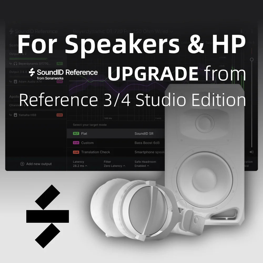 Sonarworks SoundID Reference For Speakers and Headphones Upgrade from Reference 3 or 4 Studio Edition | Exound Pro Audio